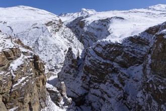 View of the Himalaya Mountains, Himalaya, Spitital, Kaza, Himachal Pradesh, India