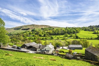 Farms in Lake District National Park, Cumbria, England, United Kingdom
