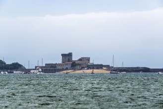 Seaside in Saint-Jean-de-Luz, Nouvelle-Aquitaine, Pyrenees-Atlantiques, France