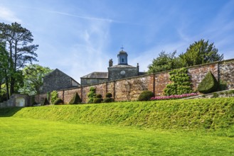 Sizergh Castle and gardens, Helsington, Cumbria, England, United Kingdom