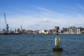 Port Docks in Poole, Dorset, England, United Kingdom