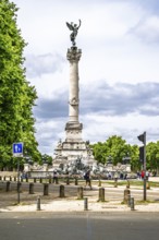 Fontaine du Char du Triomphe de la Concorde, Place des Quinconces, Bordeaux, Gironde,