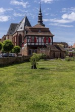 St Mary's Church, also known as the Church of Our Lady, the main church in Büdingen, Hesse, Germany