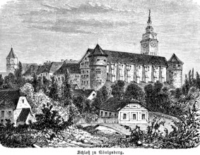 Former city palace in Kaliningrad, Kaliningrad Oblast, Russia, formerly Königsberg, park, German