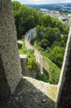 Castle wall of Trencín Castle, Capital of Culture 2026, Trencín, Slovakia