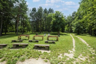 Play and rest area at Trencin Castle, Capital of Culture 2026, Trencín, Slovakia