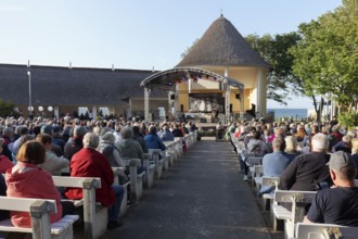 Kühlungsborn-Ost concert garden at the Quaster & Friends concert, Baltic Sea,