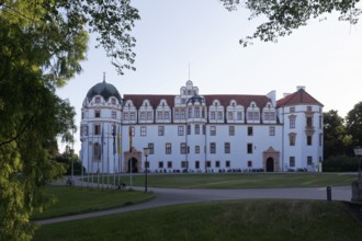 Celle Castle, twilight, Celle, Lower Saxony, Germany