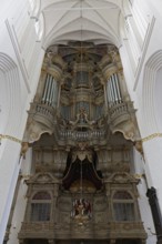 St Mary's Church, organ from 1770, Rostock, Mecklenburg-Western Pomerania, Germany