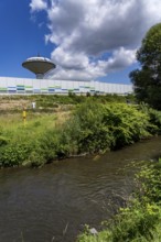 The river Dhünn, 40 km long river, which flows into the Wupper near Leverkusen, renaturalised