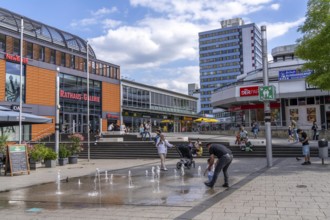 Rathaus-Galerie shopping centre, in the city centre of Leverkusen, modern, new shopping centre from