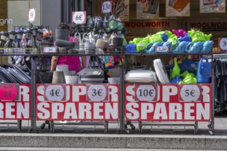 Woolworth shop, discount store, department stores', cheap products, shop, Leverkusen, North