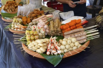 Street food stall, Chinatown, Kuala Lumpur, Malaysia, Asia