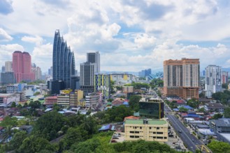 Kuala Lumpur city skyline, Malaysia, Asia