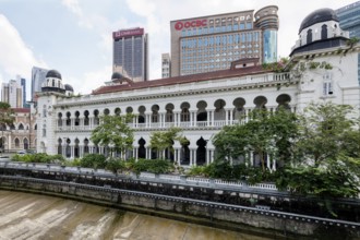 Sultan Abdul Samad Jamek building along the River of Life, Kuala Lumpur, Malaysia, Asia