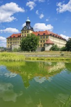 Johannisteich, castle park, Museum Zeitzer Schloss Moritzburg, early baroque style, water