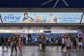 Stop Siam BTS Skytrain Bangkok, Thailand