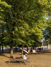 The Berlin Lustgarten park on the Spree Canal, Berlin, Germany