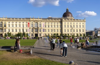 The Lustgarten with the Humboldt Forum, Berlin, Germany