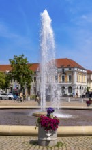 Fountain on Luisenplatz, Brandenburg Tor, Potsdam, Brandenburg, Germany
