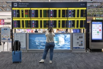 Scoreboard Departures, Bangkok, Thailand
