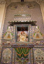 Ganesh sculpture in the City Palace Museum, City Palace, Udaipur, Rajasthan, India