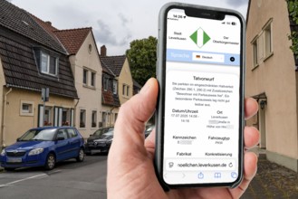 Parking ticket, online, car, wrongly parked, resident parking, without parking ticket, parking