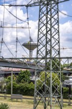 Motorway construction site at the Leverkusen-West junction, A1 and A59 motorways, new construction,