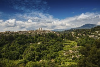 Picturesque mountain village, St. Paul de Vence, Provence Alpes Côte d'Azur, South of France,
