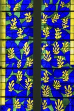 Interior view of the chapel, Chapelle du Rosaire de Vence, Chapelle Matisse, artist Henri Matisse,