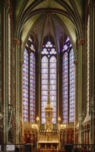 Interior view, altar, Chapel of the Blessed Sacrament, Chapelle du Saint-Sacrement, Saint-Augustin