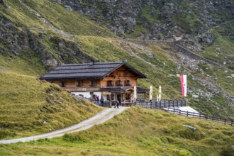 Alm Martalm, Lazzacher Tal, Seven Lakes Hike, Stubai Alps, near Ridnaun, South Tyrol, Italy