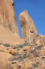 Rock formation, Pontok Mountains, Great Spitzkoppe, Spitzkoppe, Great Spitzkoppe Nature Reserve,