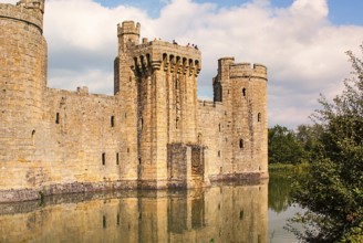 Bodiam Castle is located in East Sussex near the River Rother. It has long been one of England's