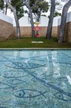 Museum, Fondation Maeght, artist Georges Braque, St. Paul de Vence, Provence Alpes Côte d'Azur,