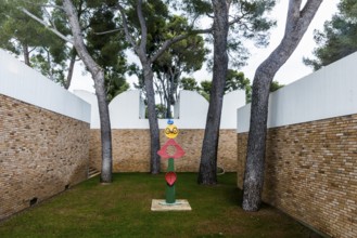 Museum, Fondation Maeght, St. Paul de Vence, Provence Alpes Côte d'Azur, South of France, France