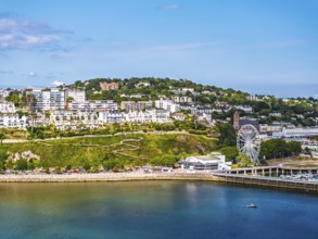 DefaultTorquay from a drone, English Riviera, Torbay, Devon, England, United Kingdom