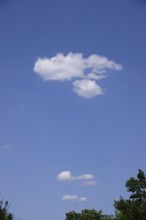 Summer sky with clouds, Germany