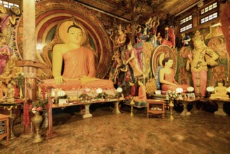 Gangaramaya Buddhist Temple, Interior, Colombo, Sri Lanka