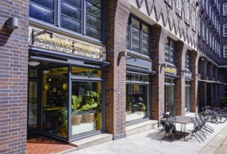 Shops in the Sprinkenhof. The Sprinkenhof is one of the office buildings that were erected in