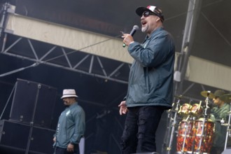 Sen-Dog and B-Real, from left, Cypress Hill, Hip-Hop, Rap, USA, open air at the Citadel Music