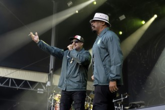 B-Real and Sen-Dog, from left, Cypress Hill, Hip-Hop, Rap, USA, open air at the Citadel Music
