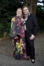 Gisa Flake with partner Knud Riepen at the Cocktail Prolongé for the Semi-Final Round of Judging of