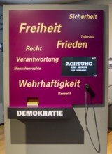 Historical exhibition on democracy and socialism, Garrison Church, Potsdam, Brandenburg, Germany