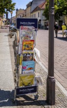 Book and newspaper shop, Brandenburger Straße, Potsdam, Brandenburg, Germany