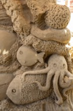 Detail, Poseidon, the god of the sea by Zsolt M.Toth from Hungary, Sandwelt, Warnemünde, Rostock,