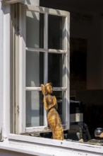 Decoration on the windowsill, Holländerviertel, Potsdam, Brandenburg, Germany