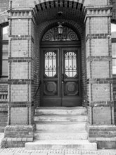 House entrance door, Mecklenburg-Western Pomerania, Germany