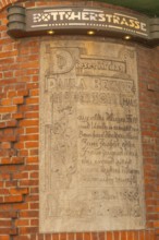 Reference to Paula Becker-Modersohn House, Böttcherstrasse, cultural monument in the historic city