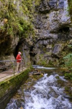 Canyon Rio Sass, Fondo, Val di Non, Trentino, Italy